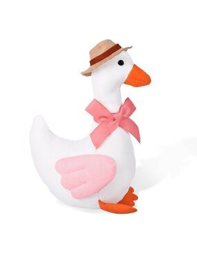Novelty Plush Goose w/ Pink Accents & Straw Hat, Target Bullseye's Playground™